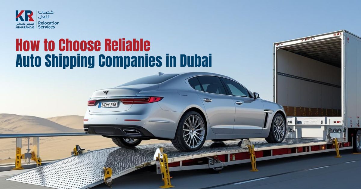 Auto Shipping Companies - Khimji Ramdas Relocation Services