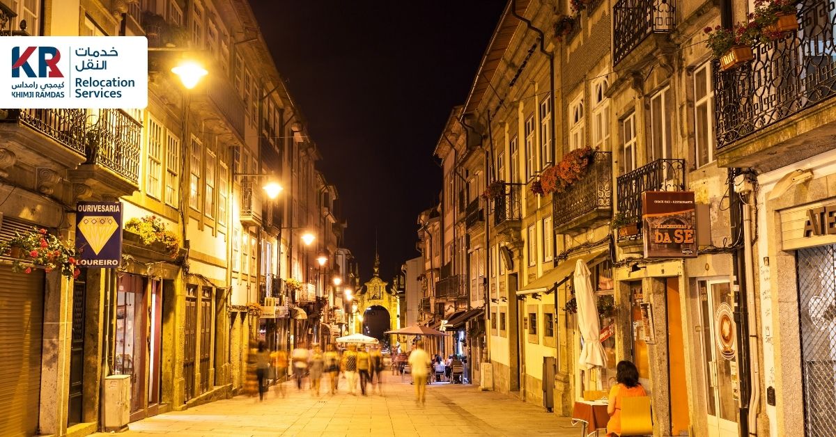 International Movers to Braga from Sharjah: Affordable European Relocation - Khimji Ramdas Relocation Services