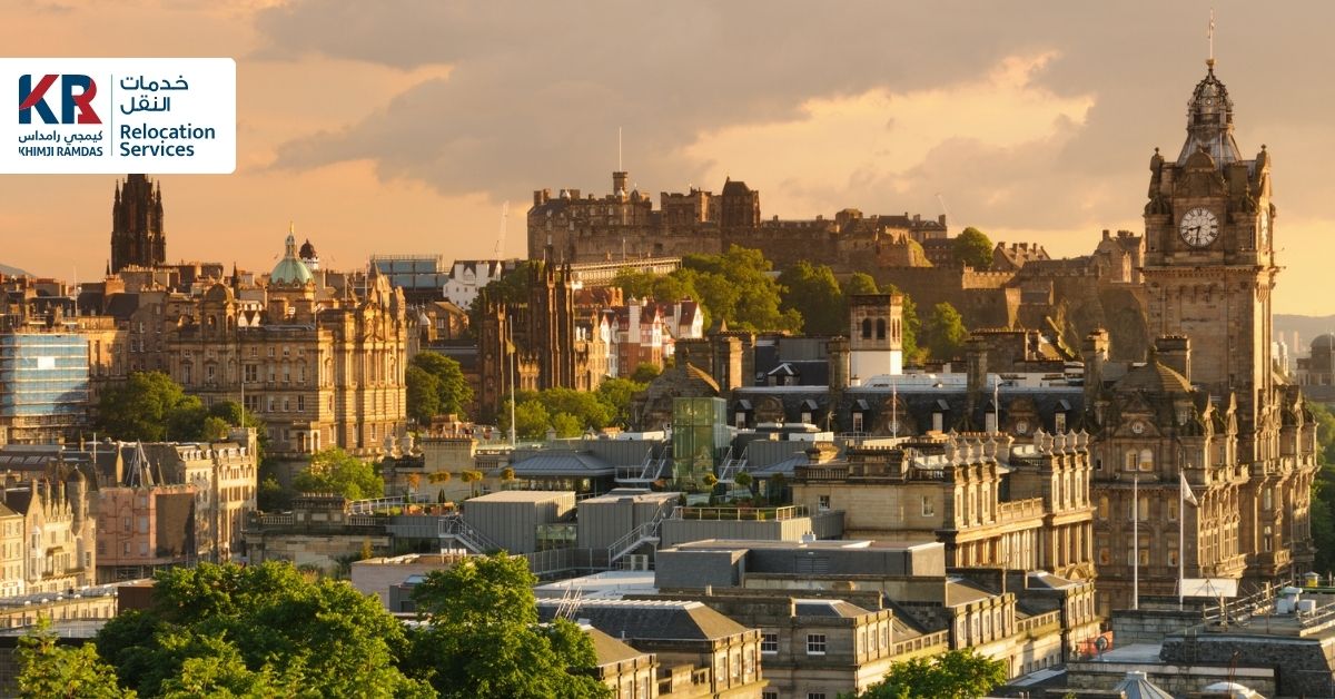 International Movers to Edinburgh from Abu Dhabi: Expert Scottish Relocation - Khimji Ramdas Relocation Services