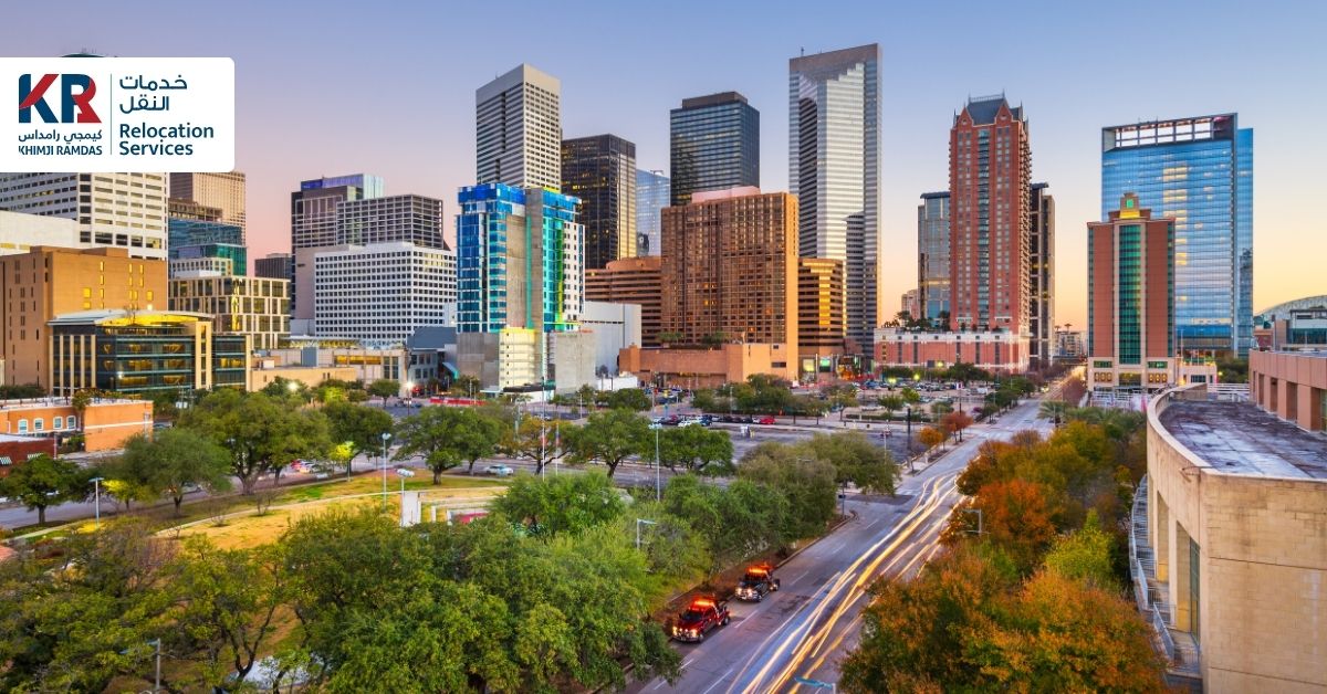 International Movers to Houston from Abu Dhabi: Smooth & Secure US Relocation - Khimji Ramdas Relocation Services