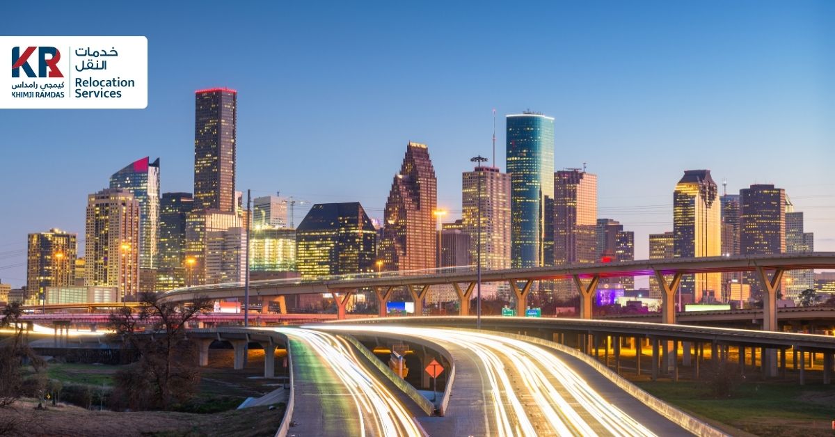 International Movers to Houston from Dubai: Smooth & Secure US Relocation - Khimji Ramdas Relocation Services