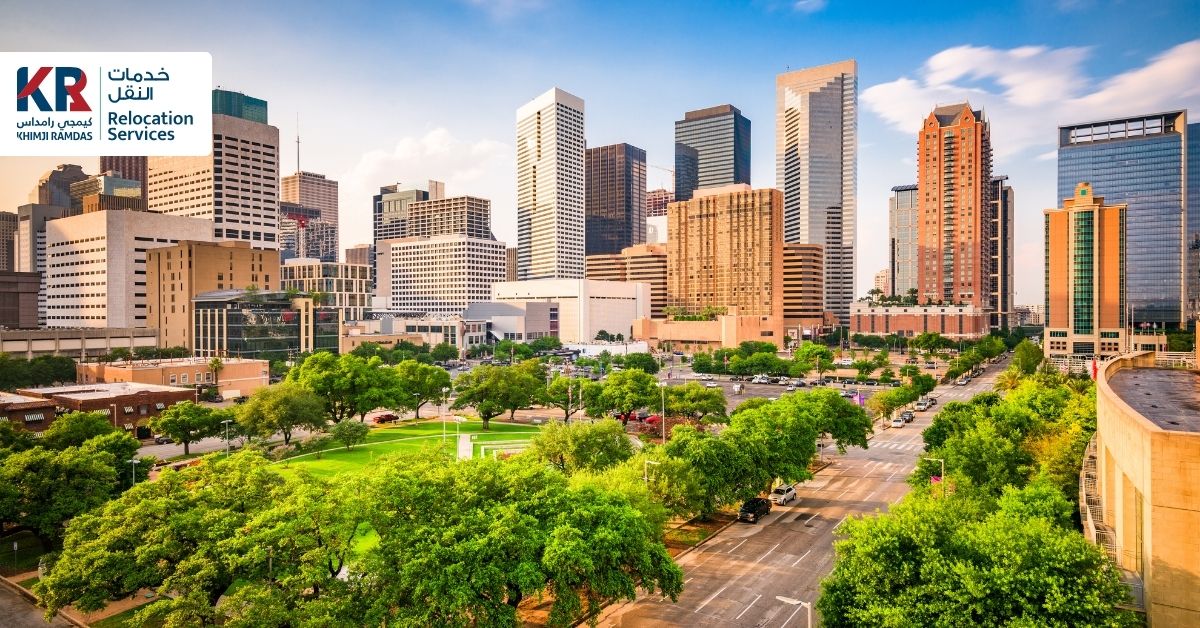 International Movers to Houston from Sharjah: Smooth & Secure US Relocation - Khimji Ramdas Relocation Services
