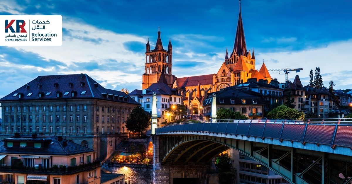 International Movers to Lausanne from Abu Dhabi: Seamless Swiss Relocation - Khimji Ramdas Relocation Services