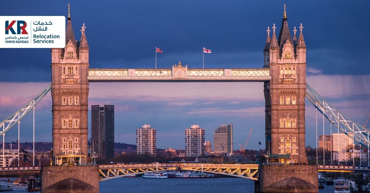 International Movers to London from Abu Dhabi: Trusted UK Relocation Experts - Khimji Ramdas Relocation Services