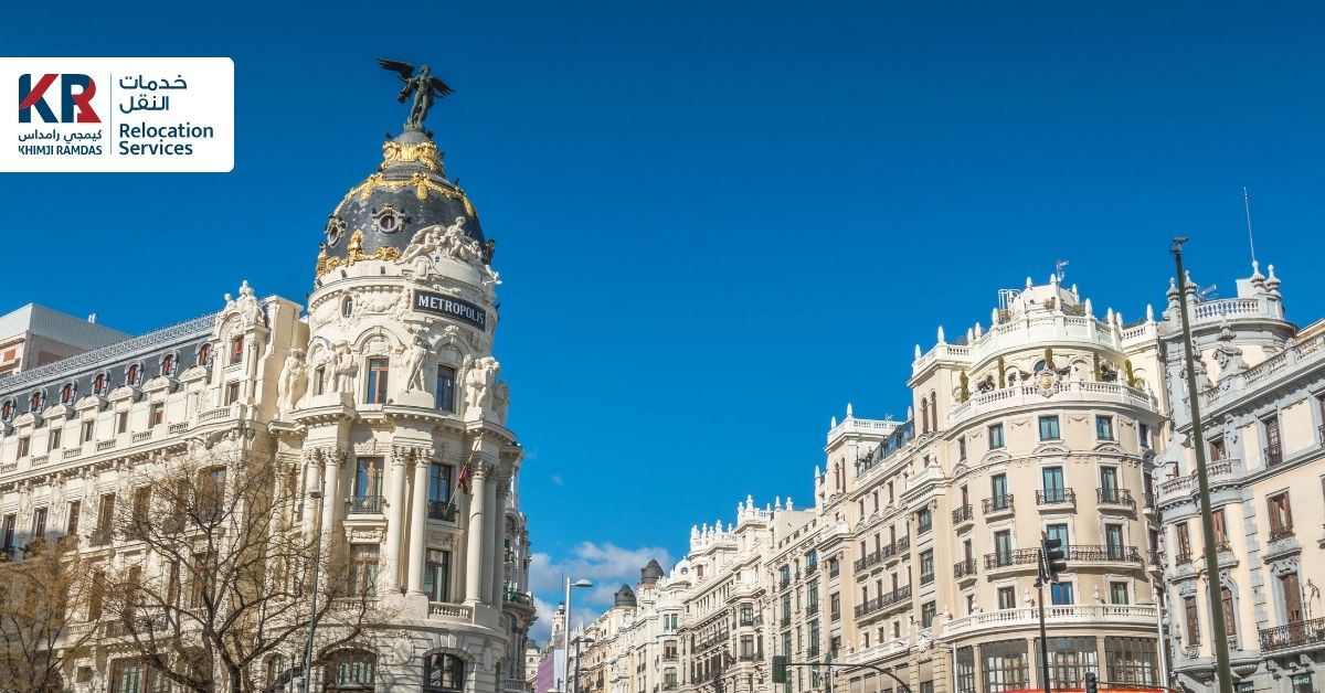 International Movers to Madrid from Dubai: Smooth Relocation to Spain - Khimji Ramdas Relocation Services