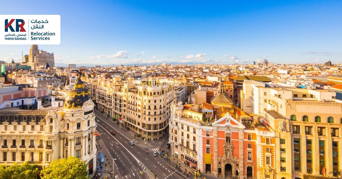 International Movers to Madrid from Sharjah: Smooth Relocation to Spain - Khimji Ramdas Relocation Services