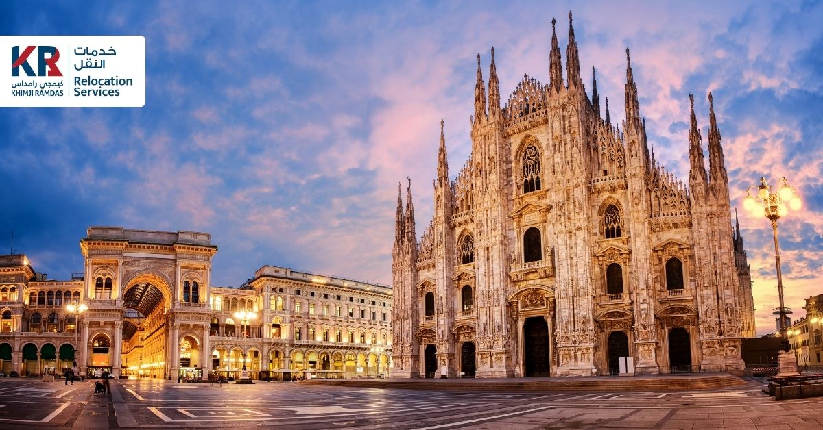 International Movers to Milan from Dubai: Business & Family Relocation – Khimji Ramdas Relocation Services International Movers to Milan from Dubai: Business & Family Relocation - Khimji Ramdas Relocation Services