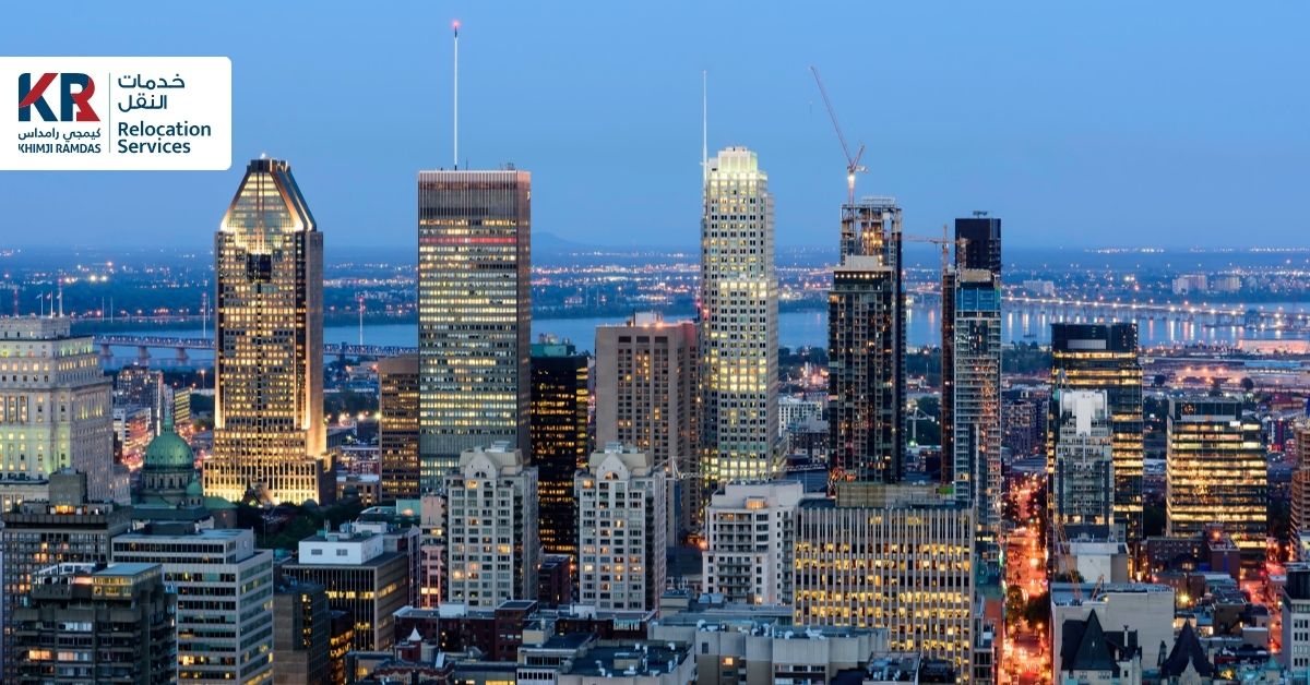 International Movers to Montreal from Sharjah: Hassle-Free Quebec Relocation - Khimji Ramdas Relocation Services
