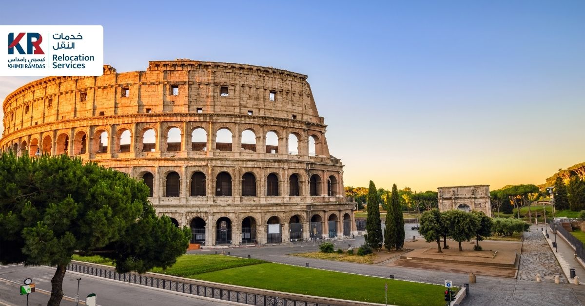 International Movers to Rome from Sharjah: Trusted EU Relocation Experts – Khimji Ramdas Relocation Services International Movers to Rome from Sharjah: Trusted EU Relocation Experts - Khimji Ramdas Relocation Services