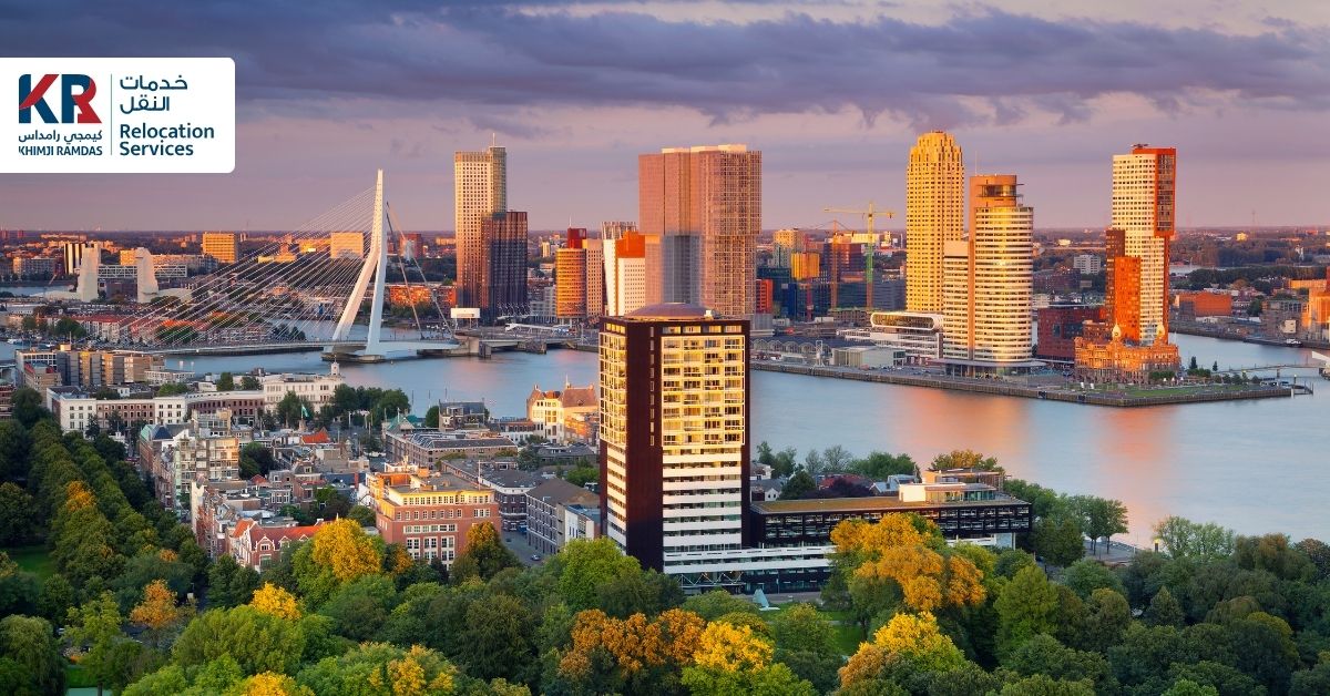 International Movers to Rotterdam from Abu Dhabi: Smooth & Secure EU Relocation - Khimji Ramdas Relocation Services