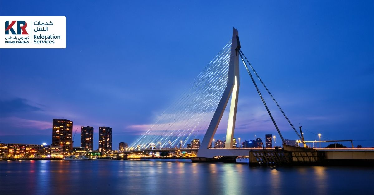 International Movers to Rotterdam from Sharjah: Smooth & Secure EU Relocation - Khimji Ramdas Relocation Services