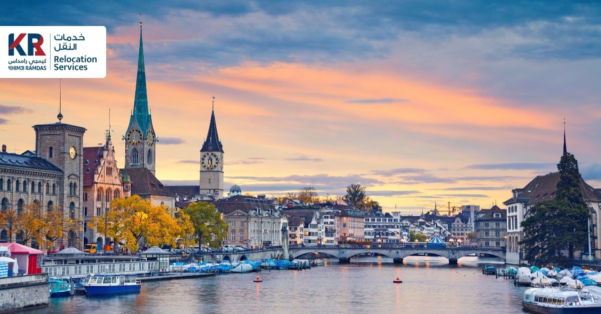 International Movers to Zurich from Sharjah: Smooth Swiss Relocation Experts - Khimji Ramdas Relocation Services