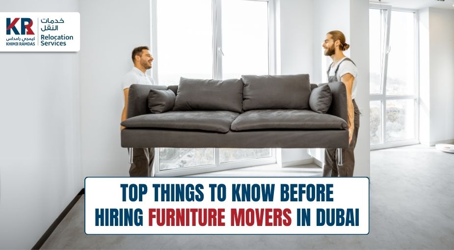 Furniture Movers in Dubai - Khimji Ramdas Relocation Services